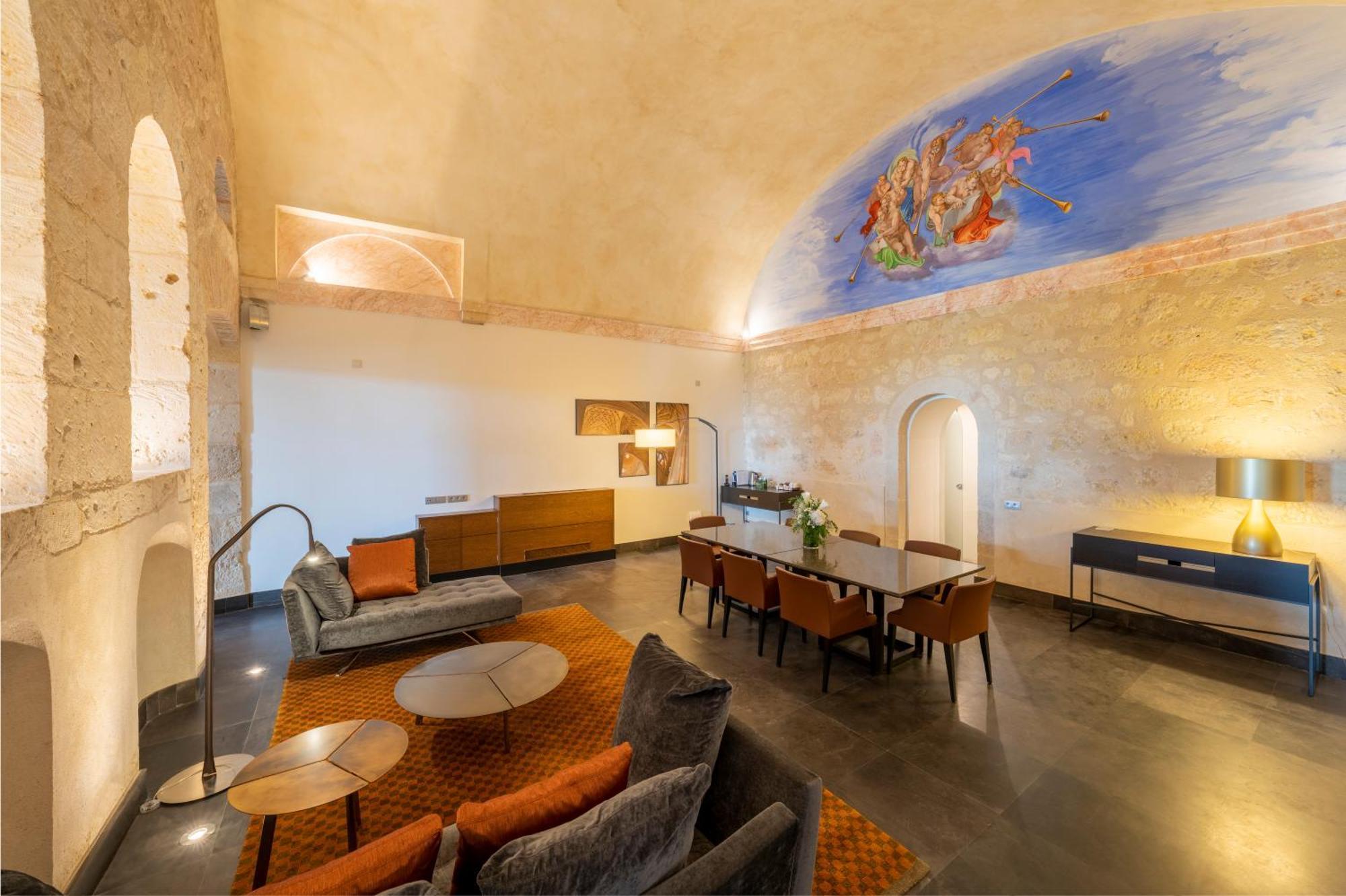 Aurea Convento Capuchinos By Eurostars Hotel Company Segovia Kültér fotó The interior of the restored 18th-century wine press house